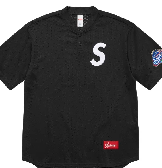 24FW BASEBALL S HENLEY LOGO ¥209 TEE 0402